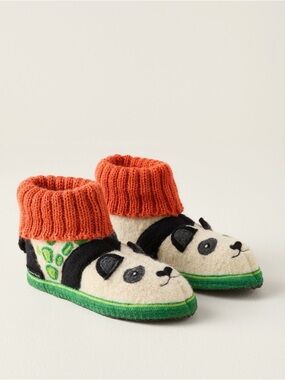Garnet Hill Haflinger Boiled Wool Slipper Boots